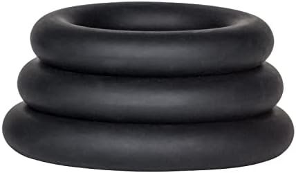 Calexotics Novelties Dr. Joel Kaplan Silicone Support Rings, Black - Image 3