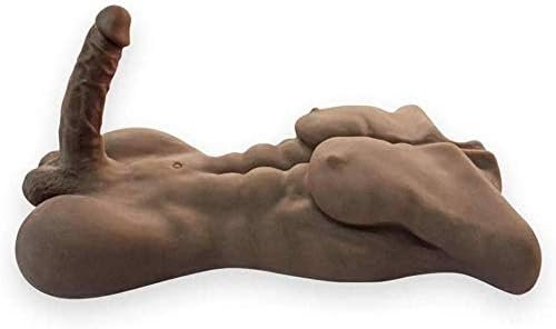 Female Plaything Male Torso Love Doll 3D Adult Penis And Anal Doll Plaything For Female Self-Masturbation Playful Sex Dolls (Brown) - Image 2