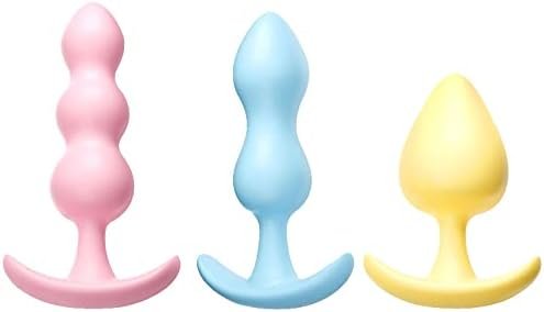 Silicone Butt Plug, 3 Pcs Anal Toy Expanding Anal Butt Trainer Butt Plug Set For Beginners Advanced Users Sex Toys For Men, Women And Couples