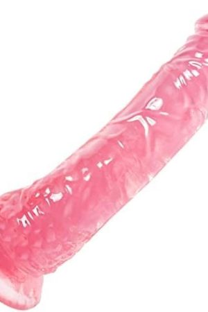 Realistic Clear Silicone Purple Dildo - Bed Secret G Spot Adult Sex Toy For Women Pleasure, 7.9 Inch Soft Small Jelly Dildo With Suction For Beginners & Men Anal Plug Sensory Toys