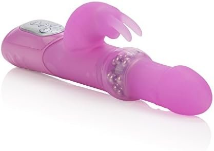 Calexotics 7-Function Silicone Jack Rabbit - Vibrator With Rotating Shaft - Waterproof Vibe Sex Toys For Couples - Adult Clitoral G Spot Massager - Pink - Image 3