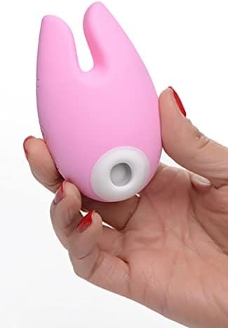 Sucky Bunny Silicone Clitoral Stimulator - Pink - Image 2