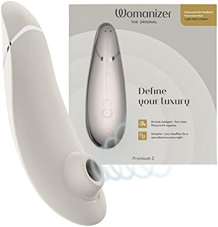 Womanizer Premium 2 Clitoral Vibrator Clit Sucking Massaging Sex Toy Massager For Women, Bordeaux