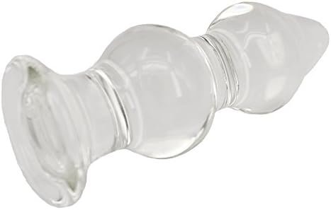 Gourd Shape Anal Sex Trainer Glass Pleasure Butt Plug Wand, Eastern Delights Elite Anal Sex Toy For Couples - Image 3