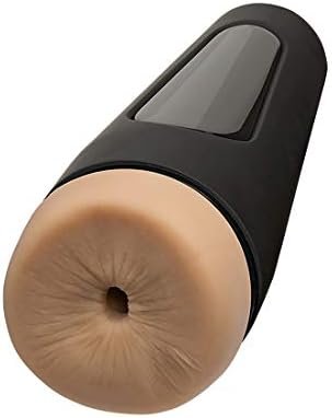Doc Johnson Man Squeeze - Stud - Squeeze Plate For Precise Pressure - Twist End Cap To Control Suction - Discreet Premium Stroker - Male Masturbator, Ass, Vanilla