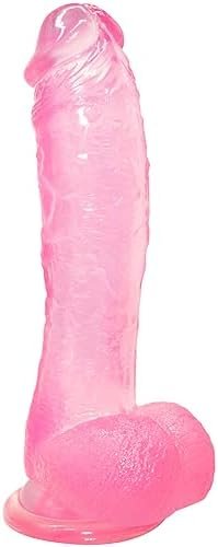 Silicone Harness Dildo 8.3'' Realistic Dildo For Beginners Women Sex Toys With Strong Suction Cup Hands-Free Play Lifelike Penis Anal Toy With Curved Shaft G Spot Adult Sex Toys(Flesh)