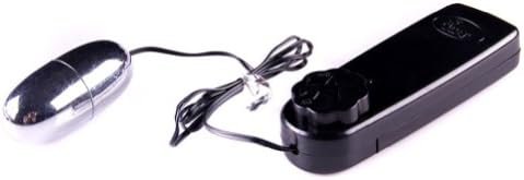 Chhr Black Mini G-Spot Stimulator Stimulation Sex Love Egg Strong Vibration Bullet Silver Vibrator Orgasm Egg Vibe Unisex Sex Toys Sex Vibe