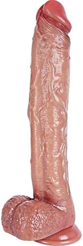 10.6 Inch Suction Cup Huge Dildo With Big Suction For Hands-Free Pleasure, Made Of Body-Safe Silicone With Lifelike Texture - Long For Women Adult Large Sex Toy.