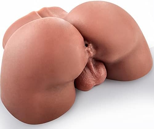 5.5Lb Anal Male Masturbator With Testicles, Realistic Butt Masturbator With Plump Hips And Tight Anus For Men Masturbation, Goyha Male Sex Toy For Gay Sex Black