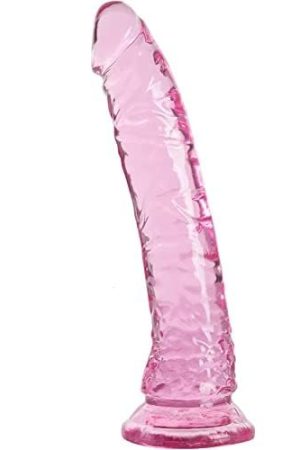 Realistic Dildos Feels Like Skin,7.3 Inch For Suction Cup For Hands-Free, Flexible Cock Vaginal G-Spot And Anal Play Body-Safe Material Adult Sex Toys And Gift For Women,Pink