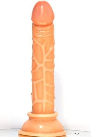 Realistic Dildo Small Size Penis Cock Dong With Strong Suction Cup For Anal Vaginal Play G-Spot Stimulation Ball Free Prostate Massager Sex Toys For Beginners, Flesh, 5.51 Inch Tjijp