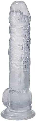 Doc Johnson – Big Dick In A Bag, 8 Inch Adult Toy, Suction Cup Base, Textured Veins, Hands Free Play, O Ring Harness Compatible, Easy To Use, Adult Toy, Body Safe, Phthalate Free (Crystal Clear Tpe) - Image 3