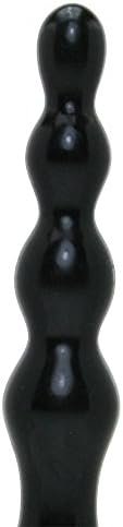 Tantus Sex/Adult Toys Ripple Butt Plug Beads - 100% Ultra-Premium Flexible Silicone Glossy Prostate Massager, Anal Stimulation, Pleasure For Men, Women, Couples - Large, Black - Image 3