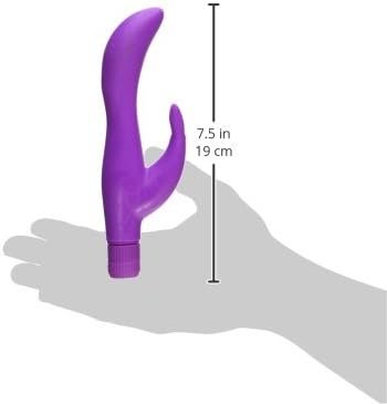 Trinity Vibes Slim Silicone Rabbit Vibe, Purple - Image 2