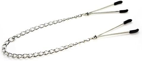 Tweezer Nipple Clamps With Metal Chain - Image 2