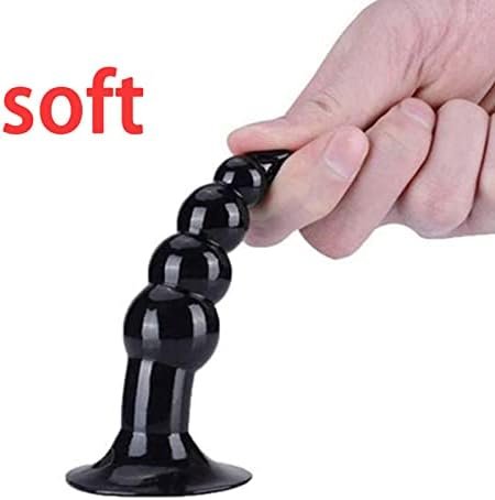 Butt Plugs For Women Or Men, Adult Sex Toy, Six-Piece Anal Training Set, Suitable For Beginners, Couples - Black - Image 3