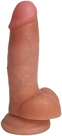 Lynx 7 Inch Dildo With Balls - Light