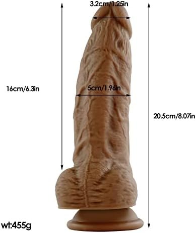 Realistic Dildo,Small Glans Big Thick Dildo With Strong Suction Cup For Women - Image 2