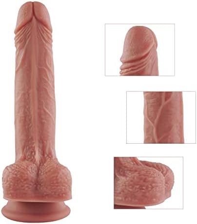 Realistic Dildo For Beginners,7.3 In Soft Silicone Dildo With Strong Suction Cup For Hands-Free Play, Adult Sex Toys For Women & Couple - Image 3