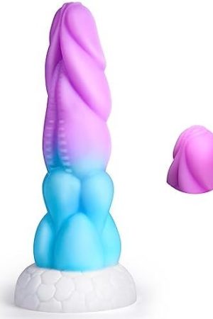 Realistic Monster Dildo For Women: 8.5" Big Huge Anal Dildo With Strong Suction Cup For Hands-Free Play, Liquid Silicone G Spot Dragon Dildo Prostate Massager Adult Sex Toys For Women, Men