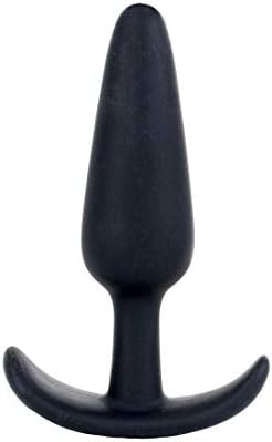 Doc Johnson Mood - Naughty 1 - Silicone Anal Plug - Large - 4.9 In. Long And 1.3 In. Wide - Tapered Base For Comfort Between The Cheeks - Large - Black