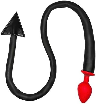 Silicone Butt Plugs With Devil Tail Cosplay Anal Plug Anal Tail Sex Toys Smooth Long Anal Butt Plug Anal Trainer Toys Sexy Role Play Buttplug Anal Toys Anal Sex Trainer Ylmxhfc - Image 2
