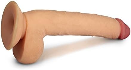 Healthy Vibes Big Dick Dirk Dildo The Porn Star Molded Huge 11.5 Inch Realistic Flesh Lifelike Penis With Suction Cup, Strap On Sex Toy Dong For Men, Women & Couples - Image 2