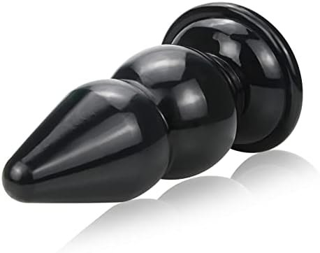 Super Long Thick Anal Beads Butt Plugs,Strong Suction Cup Butt Plug Sex Toys Prostate Massage Anal Trainer Dildo Anal Toy For Man Woman And Couples G-Spot Stimulator Anal Training (2 Beads) - Image 3