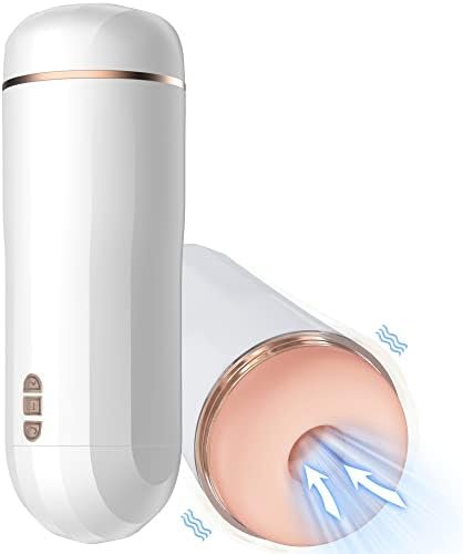 Automatic Male Masturbator Sucking Toys, 5 Sucking Modes & 7 Vibrations Male Masturbation Cup Electric Pocket Pussy Male Stroker For Penis Stimulation, Blowjob Male Sex Toys For Men