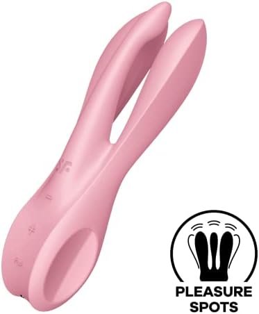 Satisfyer Threesome 1 Lay-On Vibrator - Powerful Vibrating Clitoral And Labia Stimulator, Personal Massager, Sex Toys For Women - Waterproof, Rechargable (Blue) - Image 2