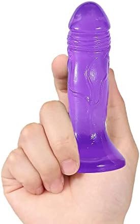 4.84 Inch Realistic Mini Dildo, Beginner Silicone Dildo With Strong Suction Cup For Hands-Free Play, G-Spot Stimulation Dildos Adult Sex Toys For Women Men And Couple