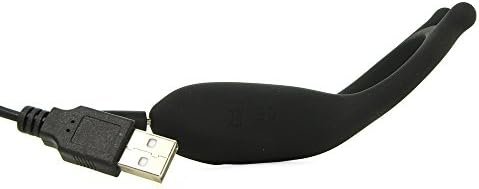 Doc Johnson Optimale - Rechargeable Vibrating Silicone C-Ring - Angled To Enhance Contact With Your Partner - Slate - Image 3
