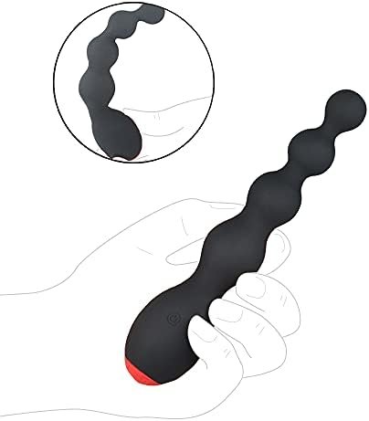 Fst Anal Bead 12 Modes Vibrating Butt Plug Rechargeable Prostate Massager Vibrator For Men Women - Image 2