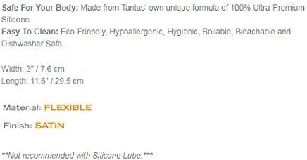 Tantus Sex/Adult Toys Thwack Paddle - 100% Utra-Premium Flexible Silicone Bdsm, Sex Play, Foreplay For Couples, Cosplay, Costume Party - Satin, Black - Image 2