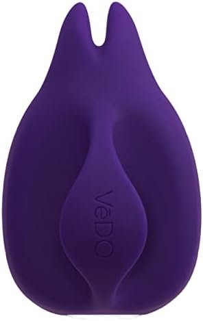 Vedo Yumi Clitoral Vibrator, Rechargeable Lay-On Adult Sex Toy For Women, Waterproof Finger Vibe, Easy Grip Handle (Purple)
