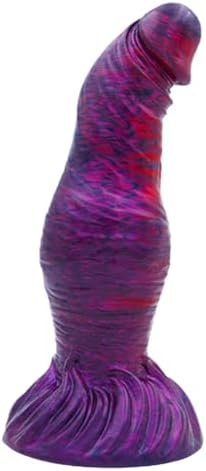 Realistic Monster Dildo, 8.07" Thick Huge Liquid Silicone Dildo With Strong Suction Cup, Big Fantasy Knot Dildo Large Soft G-Spot Hands-Free Prostate Anal Sex Toys For Women Men