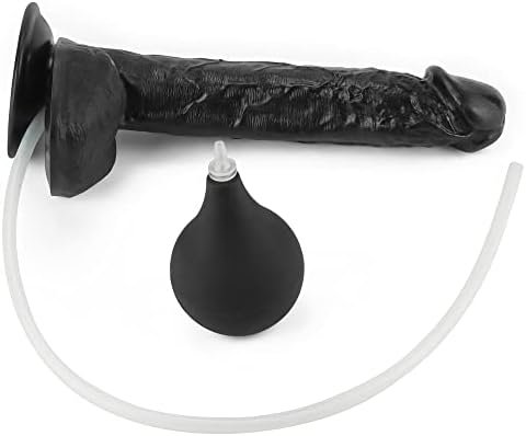 Dildo Squirt Adult Sex Toy, 9" Squirting Dildo Ejaculating Dildo Butt Plug Anal Douche With Big Enema Bulb, Anal Dildo Huge Thick Realistic Dildo Suction Cup, Strap On Dildo Anal Toys Sex Toy Men Gay - Image 3
