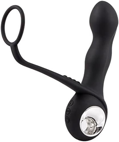 Runred Anal Vibrator Prostate Massager With Cock Ring For Men Pleasure, Control Male Anus Stimulator Butt Plug Prostate Stimulor Gspot Vibrator Anal Sex Toy, Couple Gameplay