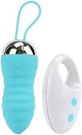 Bullet Vibrator For Women- Wireless Remote, Usb Rechargeable, Waterproof, 10 Vibrations- Gentle To Intense, Quiet Mode, Solo Couples Adult Sex Toy, Clitoris Personal Mini-Massager, Blue