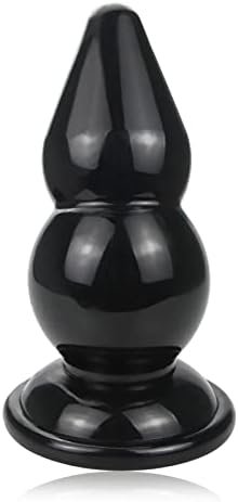 Super Long Thick Anal Beads Butt Plugs,Strong Suction Cup Butt Plug Sex Toys Prostate Massage Anal Trainer Dildo Anal Toy For Man Woman And Couples G-Spot Stimulator Anal Training (2 Beads)