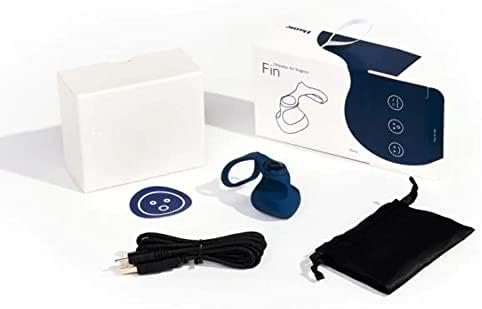 Dame Products 73250: Fin 3 Speed Silicone Rechargeable Navy