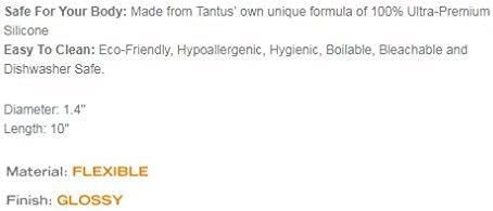 Tantus Sex/Adult Toys G-Force Dildo - 100% Ultra-Premium Silicone Wand Massager, Harness & Machine Compatible For Anal, G-Spot, Vaginal, Men, Women, Lgbtq - Wine - Image 2