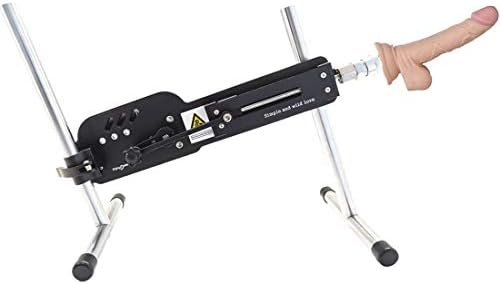 Akkajj Unisex Multi-Speed Thrusting Machine Suit With Attachments, Variety Of Accessories Replaceable (A5 Black)