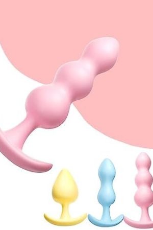 Anal Butt Plug 3 Packed Soft Butt Toy Small Anal Trainer G Spot Stimulator For Women,Beginner Training Set Sex Toy For Adults Couples Sex Game