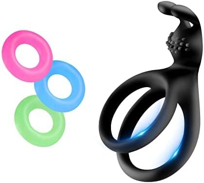 Penis Rings Set For Erection Enhancing, Man Long Lasting Silicone Cock Ring Sex Toys For Men