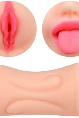 Ultimate Deep Throat Dual Stroker - One End Has A Tight Pussy!