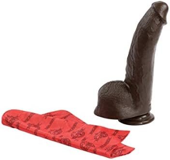 Vac-U-Lock Mr Marcus Cock And Balls 9 Inch Dildo, Brown