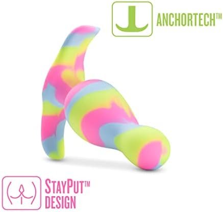 Blush Avant Kaleido Anal Plug - Tapered Head For Easy Insertion - Platinum Cured Puria Silicone - Ultrasilk Smooth - Anchortech Base For Safety And Comfort - Stayput Design Keeps It In Place - Sex Toy - Image 3