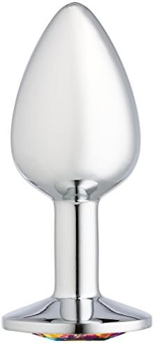 Cloud 9 Novelties Cloud 9 Novelties Gems Silver Chromed Anal Plug, Small
