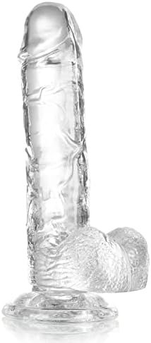 7.2 Inch Realistic Dildo With Strong Suction Cup, Jelly Dildo,With Body-Safe Material For Beginner, Women,Men And Gay